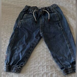 Zara Indigo Denim Joggers